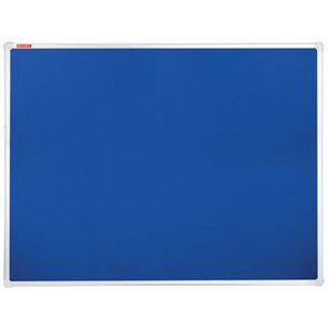 Доска  для объявлений c текстильным покрытием для объявлений 60х90 см синяя, ГАРАНТИЯ 10 ЛЕТ, РОССИЯ, BRAUBERG, 231700 в Кемерово