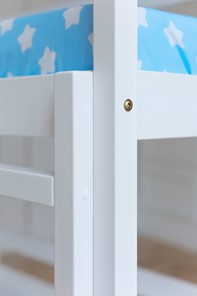 Детская двухэтажная кровать Домик с ящиками, цвет белый в Кемерово - предосмотр 4