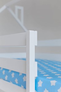 Детская двухэтажная кровать Домик с ящиками, цвет белый в Кемерово - предосмотр 5