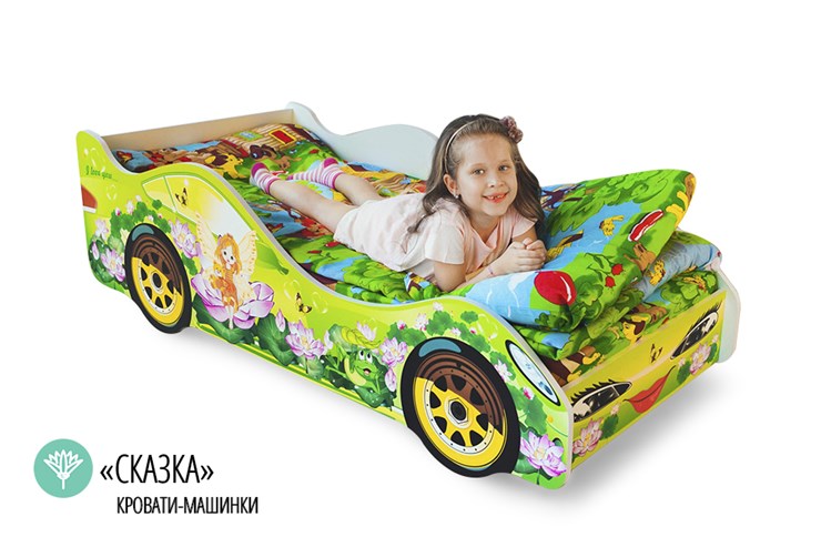 Кровать-машина детская Сказка в Кемерово - изображение 4