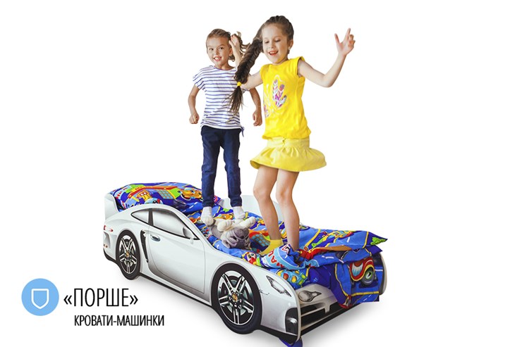Кровать-машина в детскую Porsche в Кемерово - изображение 4