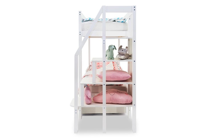 Двухэтажная детская кровать Svogen белый в Кемерово - изображение 7