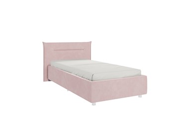 Кроватка 0.9 Альба, нежно-розовый (велюр) в Кемерово