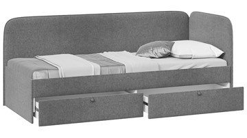 Подростковая кровать Молли тип 1 (90), Микровелюр Scandi Graphite 22 в Кемерово - предосмотр 1