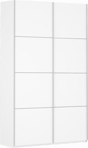 Шкаф 2-х створчатый Прайм (ДСП/ДСП) 1600x570x2300, белый снег в Кемерово