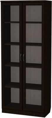 Шкаф двухдверный 218, цвет Венге в Кемерово - изображение