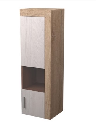 Шкаф одностворчатый Торонто ТШН-4, Дуб сонома-ЯАС в Кемерово - изображение