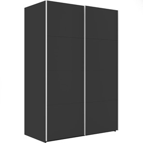 Шкаф 2-х дверный Эста (ДСП/ДСП) 1600x660x2200, серый диамант в Кемерово