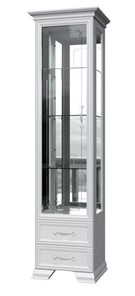 Шкаф-витрина Грация ШР-1, белый, 3 стекла, 420 в Кемерово