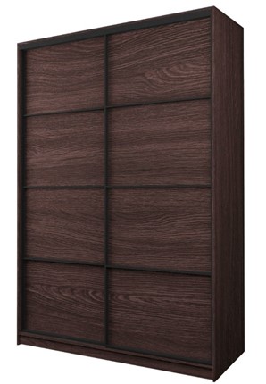 Шкаф MAX МШ-23-6-16-11, Профиль Черный/Цвет Венге в Кемерово - изображение