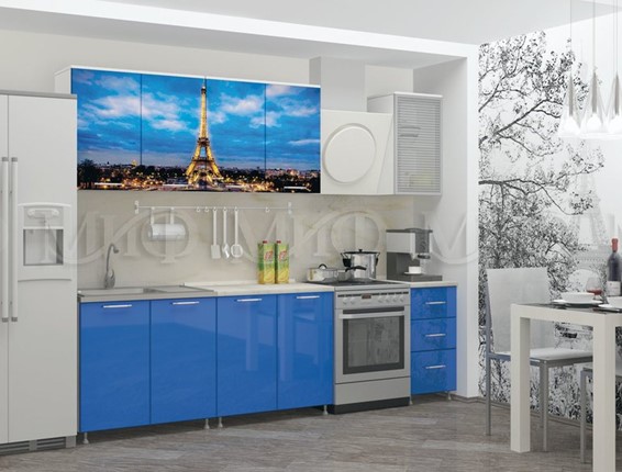 Гарнитур на кухню фотопечать Париж 1,7 в Кемерово - изображение