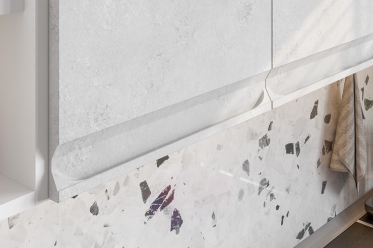 Модульный угловой гарнитур Вельвет, бетон графит/бетон снежный в Кемерово - изображение 5