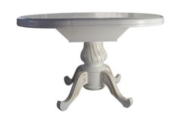 Кухонный раздвижной стол Ф-100(130), на одной ножке, (стандартная покраска) в Кемерово - предосмотр 2