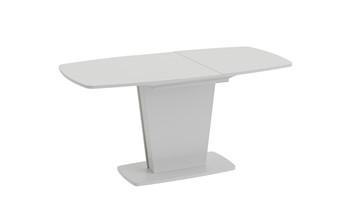 Кухонный раздвижной стол Честер тип 2, цвет Белый/Стекло белый глянец в Кемерово - предосмотр 1