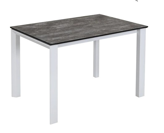 Обеденный раздвижной стол Denver Темный дуб/Черный, Белый в Кемерово - изображение