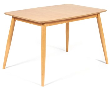 Кухонный стол раскладной Pavillion (Павильон) бук/мдф 80x120+40x75, Натуральный арт.13982 в Кемерово