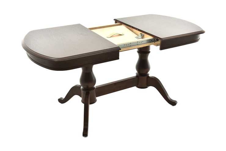 Кухонный раздвижной стол Фабрицио-2 исп. Мыло 1600, Тон 9 (Морилка/Эмаль) в Кемерово - изображение 1