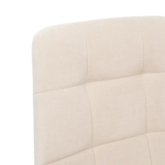 Обеденный стул Leset Скай (Металл белый/велюр песок) в Кемерово - изображение 6