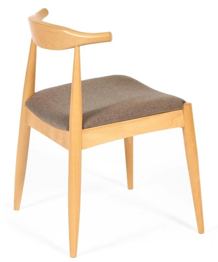 Обеденный стул BULL бук/ткань 54,5x54x75 Натуральный арт.19586 в Кемерово - изображение 1