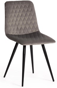 Обеденный стул CHILLY X (mod.7096) 45х53х88 серый barkhat 26/черный арт.15552 в Кемерово