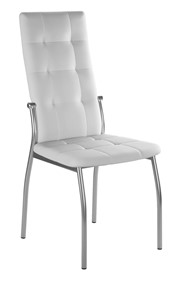 Обеденный стул Галс-М, к/з Pegasso белый, ножки хром в Кемерово - предосмотр