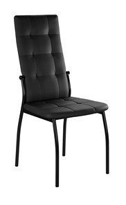 Обеденный стул Галс-М, к/з Pegasso черный, ножки черные в Кемерово