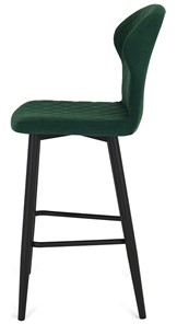 Кухонный стул Марио барный(Изумрудный Т189/ноги черные) в Кемерово - предосмотр 1