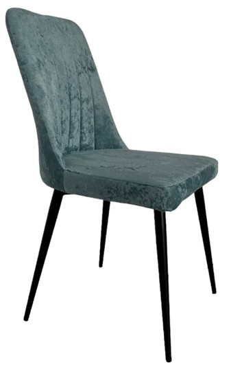 Обеденный стул Ретро С119 (отшив-полоска,опора конус - покраска под хром) в Кемерово - изображение 1