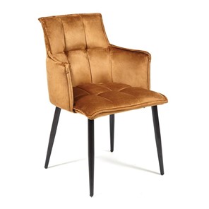 Обеденный стул SASKIA (mod. 8283) 55х61х85 коричневый (G-062-61)/черный в Кемерово