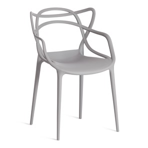 Стул кухонный Cat Chair (mod.028) пластик, 54,5*56*84 серый, арт.13276 в Кемерово