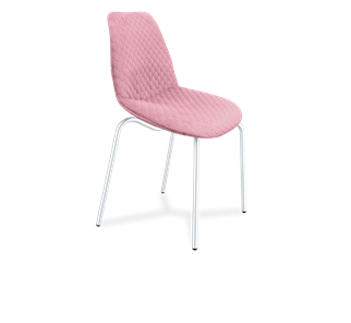 Обеденный стул SHT-ST29-С22 / SHT-S130 HD (розовый зефир/хром лак) в Кемерово