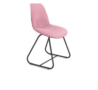 Обеденный стул SHT-ST29-С22 / SHT-S38 (розовый зефир/черный муар) в Кемерово