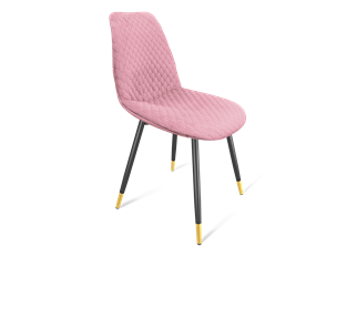Обеденный стул SHT-ST29-С22 / SHT-S95-1 (розовый зефир/черный муар/золото) в Кемерово
