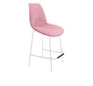 Полубарный стул SHT-ST29-С22 / SHT-S29P-1 (розовый зефир/белый муар) в Кемерово