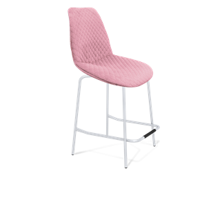 Полубарный стул SHT-ST29-С22 / SHT-S29P-1 (розовый зефир/хром лак) в Кемерово