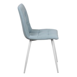 Мягкий стул Чили СРП-052 Эмаль белый голубой в Кемерово - предосмотр 1