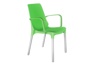 Обеденный стул SHT-ST76/S424 (зеленый/хром лак) в Кемерово