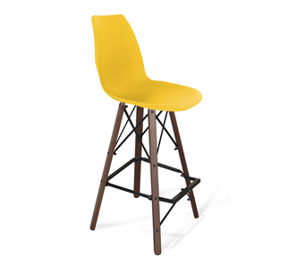 Барный стул SHT-ST29/S80 (желтый ral 1021/темный орех/черный) в Кемерово - предосмотр