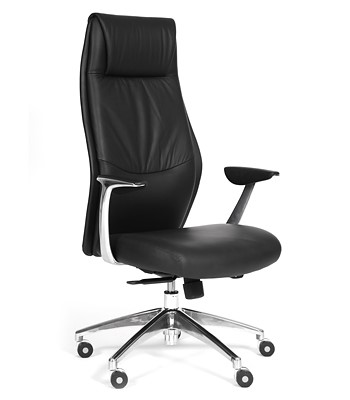 Компьютерное кресло CHAIRMAN Vista Экокожа премиум черная в Кемерово - изображение