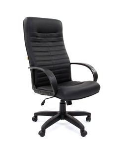 Кресло компьютерное CHAIRMAN 480 LT, экокожа, цвет черный в Кемерово
