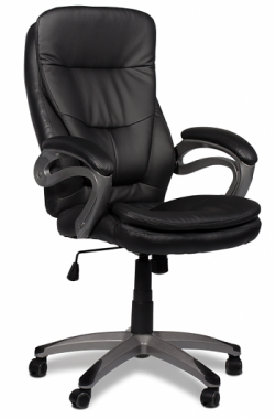 Кресло J 9302 экокожа /пластик, черный в Кемерово - изображение
