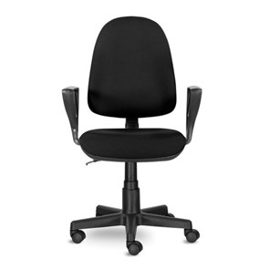 Кресло офисное Brabix Prestige Ergo MG-311 (регулируемая эргономичная спинка, ткань, черное) 531872 в Кемерово