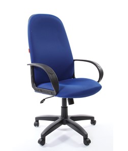 Кресло компьютерное CHAIRMAN 279 TW 10, цвет синий в Кемерово