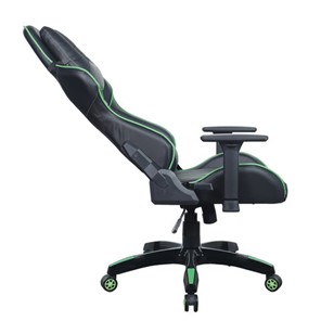 Кресло офисное Brabix GT Carbon GM-120 (две подушки, экокожа, черное/зеленое) 531929 в Кемерово - предосмотр 4