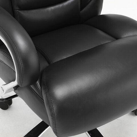 Офисное кресло Brabix Premium Pride HD-100 (натуральная кожа, черное) 531940 в Кемерово - изображение 5