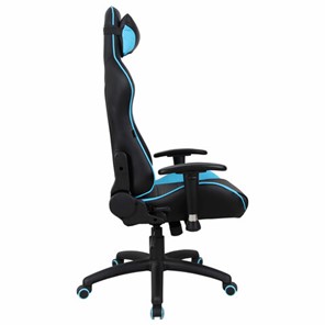 Компьютерное кресло Brabix GT Master GM-110 (две подушки, экокожа, черное/голубое) 531928 в Кемерово - предосмотр 1