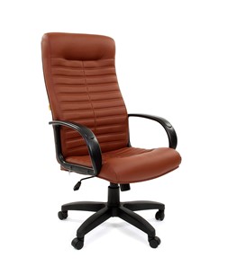 Компьютерное кресло CHAIRMAN 480 LT, экокожа, цвет коричневый в Кемерово