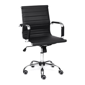 Кресло компьютерное URBAN-LOW кож/зам, черный, арт.14460 в Кемерово