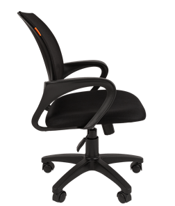 Офисное кресло CHAIRMAN 696 black Сетчатый акрил DW62 черный в Кемерово - предосмотр 2