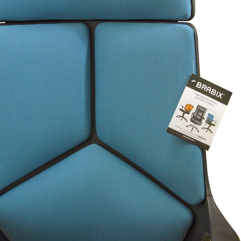 Кресло Brabix Premium Prime EX-515 (ткань, голубое) 531568 в Кемерово - изображение 6